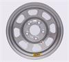 52 Series 15" x 8" Silver IMCA-Approved Roll-Formed Race Wheel - image 1