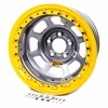 53 Series 15" x 10" Silver Roll-Formed Beadlock Race Wheel - image 1