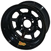 55 Series 15" x 7" Black Roll-Formed Race Wheels