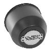 Steel Push Through Center Cap Black