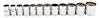 12-Piece 1/2 in. Drive Shallow Metric Socket Set - image 1