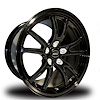 CC71085-11B Street King Bandit Black Non-Beadlock Rear Wheel [Size: 17" x 10"] Black Anodized - image 1