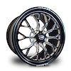 CFV32CAQ-14E StreetFighter Impulse Front Wheel [Size: 18" x 5"] Eclipse Finish - image 1