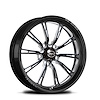 CS53511-06E Hammer-S Eclipse Front Wheel [Size: 15" x 3.50"] Black Anodized w/ Machined Accents