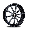 CS53533-02E Exile Eclipse Front Wheel [Size: 15" x 3.50"] Black Anodized w/ Machined Accents - image 1