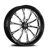 CS53535-05EP Exile-S Eclipse Prism Front Wheel [Size: 15" x 3.50"] Black Anodized w/ Polished/Machined Accents - image 1