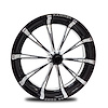 CS72234-03E Hammer Eclipse Spindle-Mount Front Wheel [Size: 17" x 2.25"] Black Anodized w/ Machined Accents - image 1