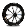 CS72234-05E Exile-S Eclipse Spindle-Mount Front Wheel [Size: 17" x 2.25"] Black Anodized w/ Machined Accents - image 1
