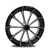 CS74004-02E Exile Eclipse Spindle-Mount Front Wheel [Size: 17" x 4"] Black Anodized w/ Machined Accents - image 1