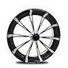 CS74004-03E Hammer Eclipse Spindle-Mount Front Wheel [Size: 17" x 4"] Black Anodized w/ Machined Accents - image 1