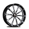 CS74532-03E Hammer Eclipse Front Wheel [Size: 17" x 4.50"] Black Anodized w/ Machined Accents