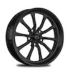 CS74532-05B Exile-S Black Front Wheel [Size: 17" x 4.50"] Black Anodized - image 1