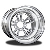 CSE551P-01P Torx Polished Non-Beadlock Rear Wheel [Size: 15" x 11"] Polished w/ Polished Barrel