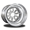 CSG855P-03P Hammer Polished Non-Beadlock Rear Wheel [Size: 15" x 13"] Polished w/ Polished Barrel