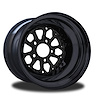 CSK502B-14B Impulse Black Non-Beadlock Rear Wheel [Size: 15" x 16"] Black Anodized w/ Black Barrel - image 1