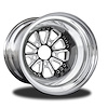 CSM403P-03EP Hammer Eclipse Prism Non-Beadlock Rear Wheel [Size: 16" x 16"] Black Anodized w/ Polished/Machined Accents & Barrel - image 1