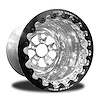 CSM50212P-E F-5 1-Piece Forged Double-Beadlock Rear Wheel [Size: 16" x 16"] Polished w/ Polished Barrel - image 1