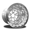 CSM50312P-P F-5 1-Piece Forged Double-Beadlock Rear Wheel [Size: 16" x 16"] Polished w/ Polished Barrel - image 1