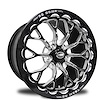 CFD77C2Q1E-14E StreetFighter Impulse Single-Beadlock Rear Wheel [Size: 15" x 10"] Eclipse Finish - image 1