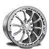 CFR77C1Q1E-05C StreetFighter Exile-S Single-Beadlock Rear Wheel [Size: 17" x 10"] Chrome Finish - image 1