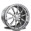 CFS77C2Q1E-06C StreetFighter Hammer-S Single-Beadlock Rear Wheel [Size: 17" x 11"] Chrome Finish - image 1