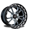 CFS87C2Q1E-01E StreetFighter Torx Single-Beadlock Rear Wheel [Size: 17" x 11"] Eclipse Finish - image 1