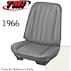 43-82206-2305 FROST WHITE - CHEVELLE 1966 COUPE OR CONVERTIBLE STANDARD FRONT BUCKET SEAT UPHOLSTERY 1 PAIR - image 1