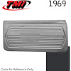 Gold Series Door Panels 1969 Camaro - image 1