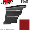 10-8048-3048 RED - 1968 CAMARO COUPE STANDARD REAR QUARTER TRIM PANELS OE CONCOURS SERIES - image 1