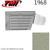 10-8128-3295 PARRCHMENT PEARL METALLIC - 1968 CAMARO CONVERTIBLE STANDARD REAR QUARTER TRIM PANELS BASIC SILVER SERIES - image 1