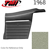10-8148-3295 PARRCHMENT PEARL METALLIC - 1968 CAMARO CONVERTIBLE STANDARD REAR QUARTER TRIM PANELS O - image 1