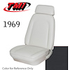 Standard Sport Seat Upholstery 1969 Camaro, All Models