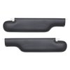 21-83408-2295 BLACK - 1968-1972 CONVERTIBLE SUNVISORS MADRID GRAIN VINYL 1 PAIR - image 1