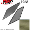 20-8068-979 IVY GOLD - 1968 COUPE SAIL PANELS 1 PAIR COMPLETE READY TO INSTALL - image 1