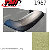 22-8107-3049 LIGHT YELLOW - 1967 CONVERTIBLE TOP BOOT REPLACEMENT STYLE WITHOUT CLIPS - image 1
