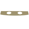 10-7027-2613 PARCHMENT - 1965-67 MUSTANG UPHOLSTERED PACKAGE TRAYS WITH 6X9 HOLES