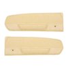 10-70107-3096 LIGHT PARCHMENT - 1967 MUSTANG COUPE CONVERTIBLE 2+2 FASTBACK DELUXE PONY DOOR PANEL VINYL - image 1
