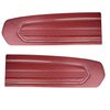 10-70807-2920 DARK RED - 1967 MUSTANG COUPE CONVERTIBLE 2+2 FASTBACK STANDARD DOOR PANELS VINYL - image 1