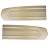 10-70807-3096 LIGHT PARCHMENT - 1967 MUSTANG COUPE CONVERTIBLE 2+2 FASTBACK STANDARD DOOR PANELS VINYL - image 1