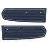 10-70808-2505 BLUE - 1968 MUSTANG COUPE CONVERTIBLE 2+2 FASTBACK STANDARD DOOR PANELS SIERRA GRAIN - image 1
