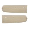 10-70808-3096 LIGHT PARCHMENT - 1968 MUSTANG COUPE CONVERTIBLE 2+2 FASTBACK STANDARD DOOR PANELS SIERRA GRAIN - image 1