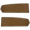 10-70808-3099 SADDLE - 1968 MUSTANG COUPE CONVERTIBLE 2+2 FASTBACK STANDARD DOOR PANELS SIERRA GRAIN - image 1