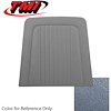 10-7408-2287 TWO-TONE BLUE - 68 MUSTANG SHELBY & DELUXE COMFORTWEAVE UPHOLSTERY COUPE CONVERTIBLE & 2+2 FASTBACK BACK VIEW - image 1