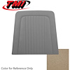 10-7408-3096 PARCHMENT - 68 MUSTANG STANDARD UPHOLSTERY COUPE CONVERTIBLE & 2+2 FASTBACK BACK VIEW - image 1