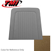 10-7408-3448 NUGGET GOLD - 68 MUSTANG STANDARD UPHOLSTERY COUPE CONVERTIBLE & 2+2 FASTBACK BACK VIEW - image 1