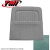 10-7428-2929 TURQUOISE - 68 MUSTANG STANDARD UPHOLSTERY COUPE CONVERTIBLE & 2+2 FASTBACK BACK VIEW W/ POCKET - image 1