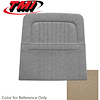 10-7428-3096 PARCHMENT - 68 MUSTANG STANDARD UPHOLSTERY COUPE CONVERTIBLE & 2+2 FASTBACK BACK VIEW W/ POCKET - image 1