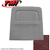 10-7428-3116 DARK RED - 68 MUSTANG STANDARD UPHOLSTERY COUPE CONVERTIBLE & 2+2 FASTBACK BACK VIEW W/ POCKET - image 1