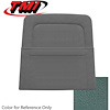 10-7429-3627 LIGHT BLUE - 69 MUSTANG STANDARD UPHOLSTERY COUPE CONVERTIBLE & SPORTSROOF BACK VIEW W/ POCKET - image 1