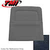 10-7429-3723 DARK BLUE - 69 MUSTANG STANDARD UPHOLSTERY COUPE CONVERTIBLE & SPORTSROOF BACK VIEW W/ POCKET - image 1